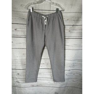 Lululemon Jet Crop Slim Herringbone  - Size 6 - White Slate